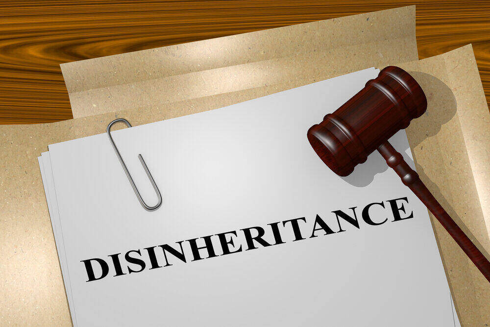 disinherintance legal documents