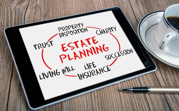estate planning checklist on a smartphone