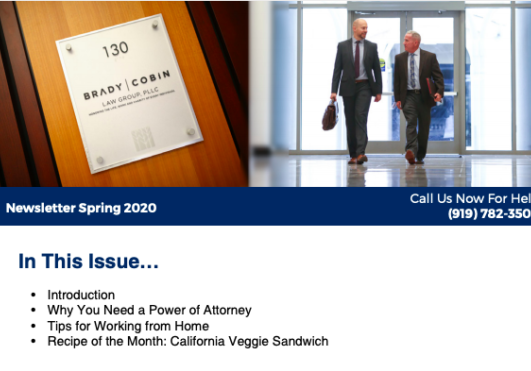 the Trusts and Estates Law Group newsletter spring 2020
